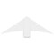 Ekena Millwork Alberta Architectural Grade PVC Gable Bracket, 48"W x 16"H x 4"D x 6"F, 8/12 Pitch GBP048X16X0406ALB00 - alternate 4